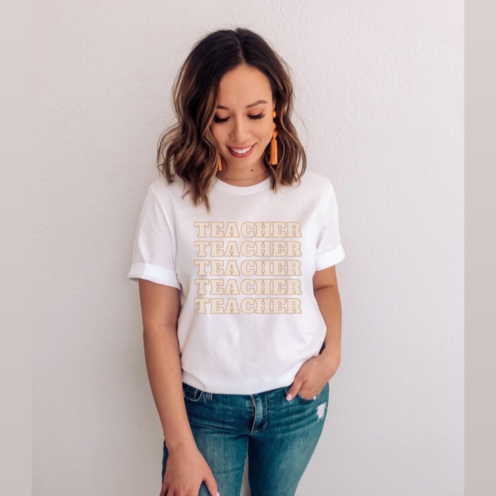 Teacher tee NEW size Medium